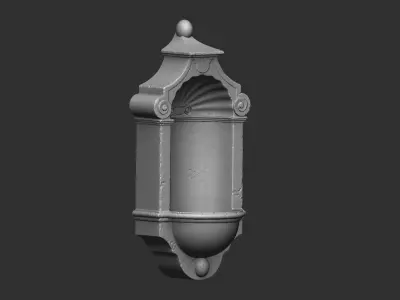 Antique sink 3D print model