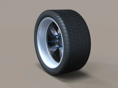 Sport wheel 3 3D model