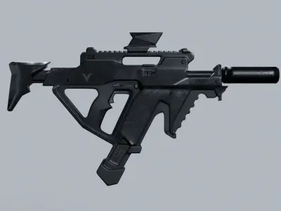 Assault Rifle-V 3D model