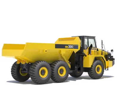 Articulated Dump Truck Komatsu HM300-2 3D model