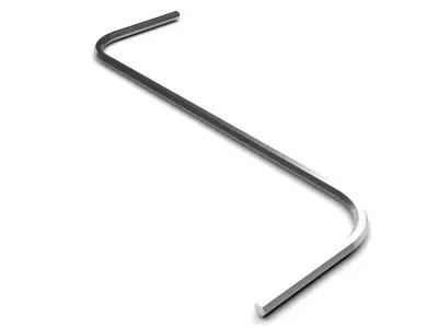 S Shaped Allen Wrench 3D model