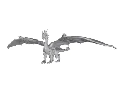 Cmauga dragon Free 3D model