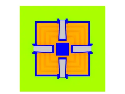 Low Poly Cartoon Simple Mayan Pyramid 3D model