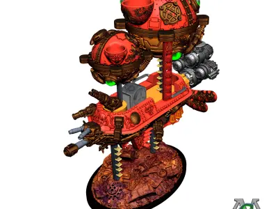 The Flying Ship Fortress 3D print model