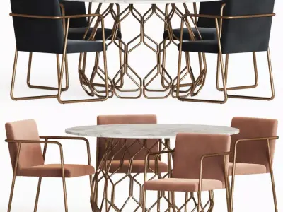 Dining Set 73 3D model