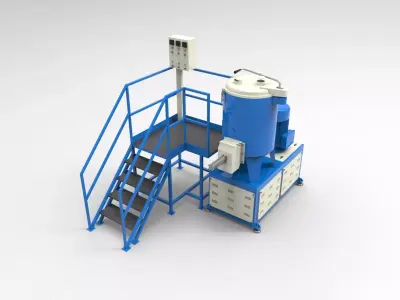 PVC Mixing Machine 3D model