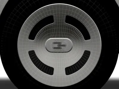 Generic EV Mid Van 2023 wheel 3D model