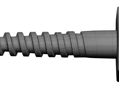 Rusty bolt 3D model
