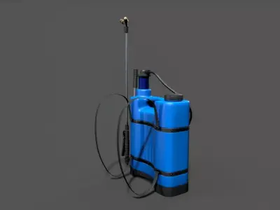 Paint Sprayer Low-poly 3D model