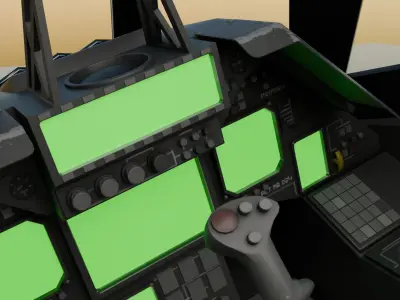 F117 Fully Rigged Game Ready 3D model