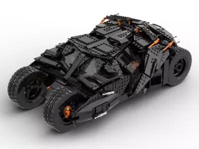 LEGO BATMOBILE TUMBLER 76240 3D print model