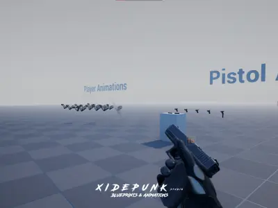 First Person Pistol Animations 3D model