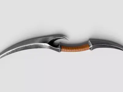 Fantasy Dagger  Stylized Weapon  3D model