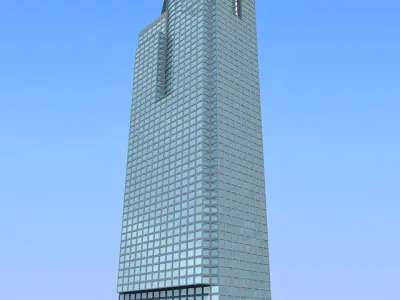 Office Glass Building 85 3D model