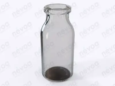 Glass vial - GME 402 - Vial - antibiotics - 15 ml 3D model