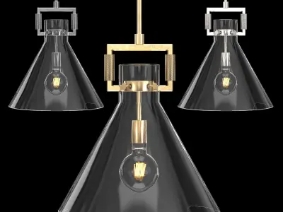 Machinist Glass Pendants 3D Model Pack