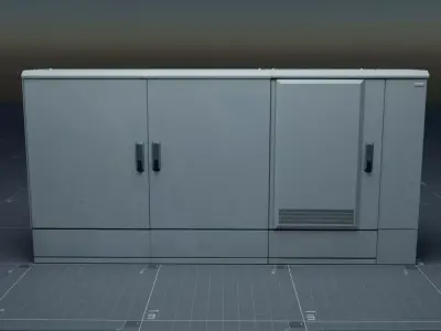 E10s Electrical Box 08 3D model