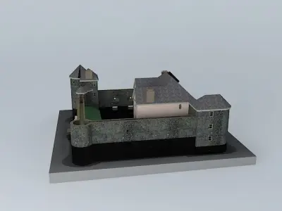 Big Castle Free 3D model