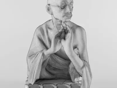 Mohandas Karamchand Gandhi 3D print model