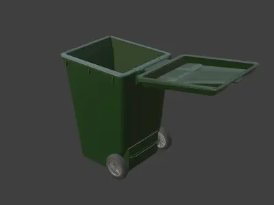 Recycle Bin small 3D model