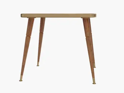 Wooden Table 3D model 10