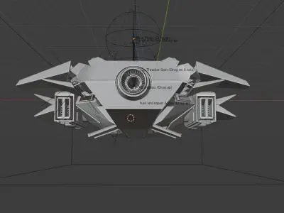 Theta Corp Military Shuttle 3D model
