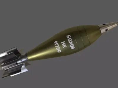 Mortar Shell 3D model