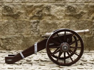 Old Cannon 3D model