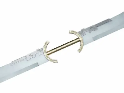 Double sword 4 3D model