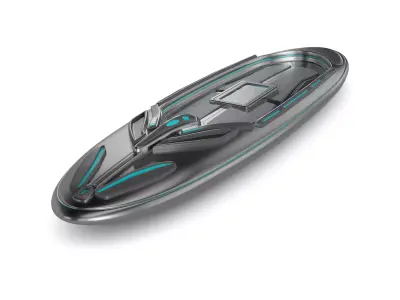 Paddleboard 3D model 3