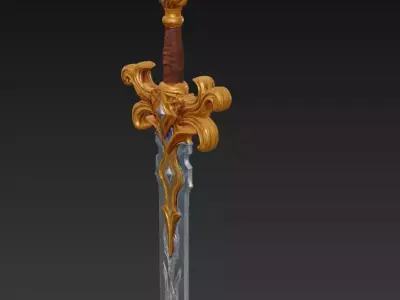 Royal Celestials - Divine Fantasy Sword Collection 3D Model Pack
