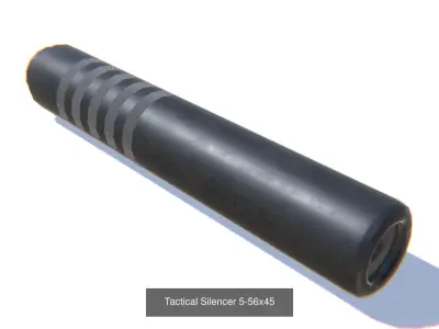 Tactical Silencers Bundle 3D Model Pack