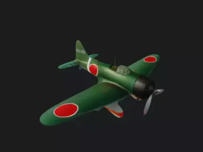Aichi D3A1 Val 3D Model 3D model