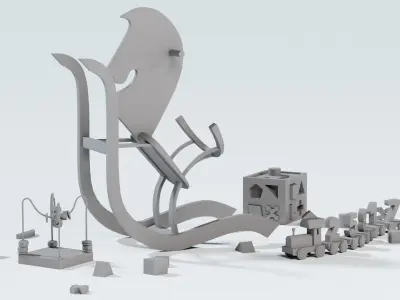 Toys for children 3D model