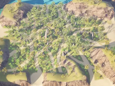 Megalithic Landscape 3D model