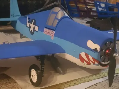 HellCat V3 RC Ready Aircraft 1000MM 3D print model