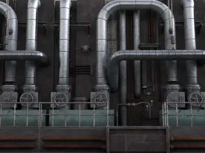  Rusty Industrial Part Collection 