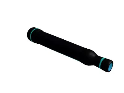 Futuristic Stun Baton 3D Model 3D model