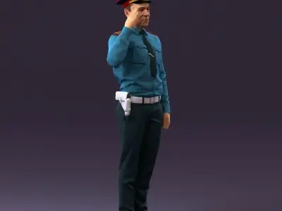 soviet militsioner 1109 3D model