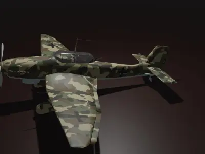 germany ww2 airfighter 3D model