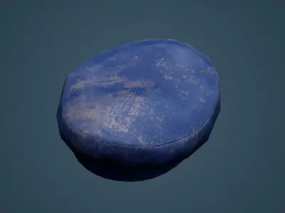 Hats Shawl Boot Low-poly 3D model