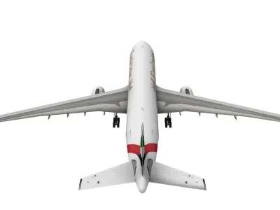 Lowpoly Airbus A330 Game Model Low-poly 3D model