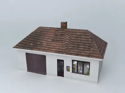 Tűzoltószertár Warehouse Fire Free 3D model