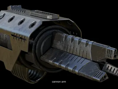 scifi futuristic weapon 3D Model Pack