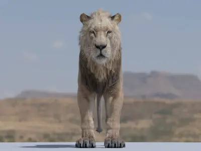 Lion 3D model
