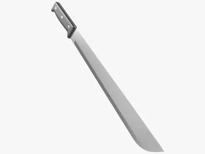 Machete Low-poly 3D model purchase