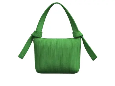 Green Cotton Flap Bag 3D model