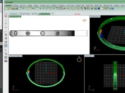  2239 car  braclet 3D print model