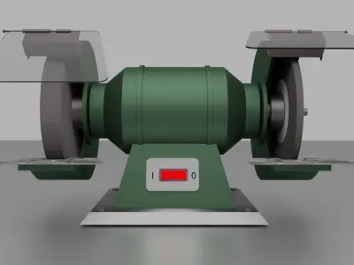abrasive machine electrical Free low-poly 3D model