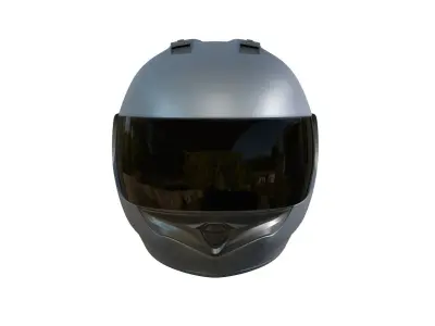 Helmet motorcycle Low-poly 3D model